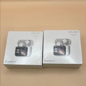 ENC/HIFI Bluetooth 5.4 Earbuds New x2